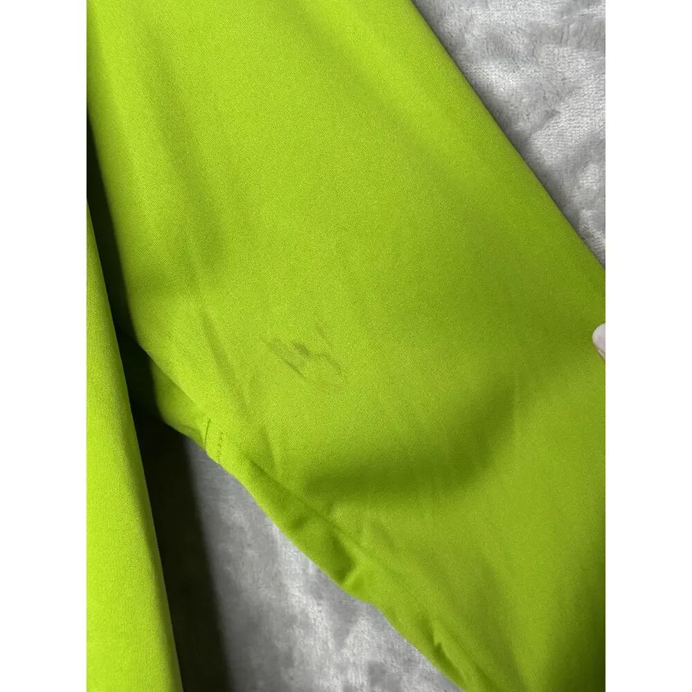Nike ACG Jacket Womens XL Green Softshell Full Zip Hooded Windbreaker Running